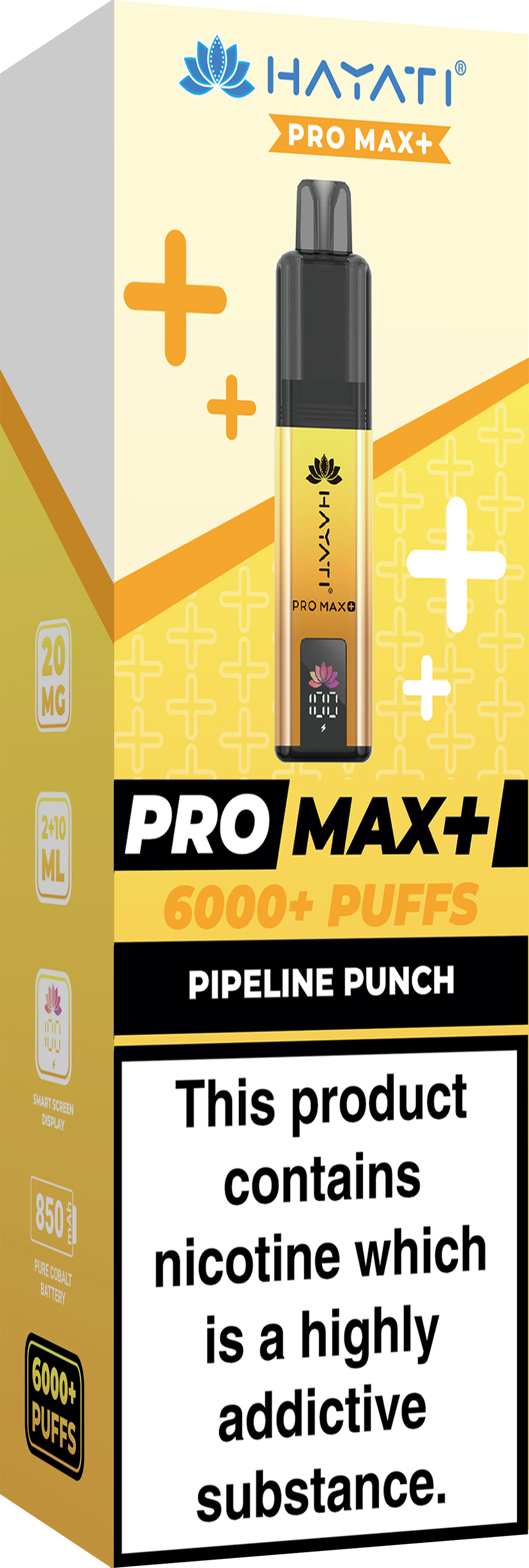 HAYATI PRO MAX PLUS KIT PIPELINE PUNCH 6000+Puffs