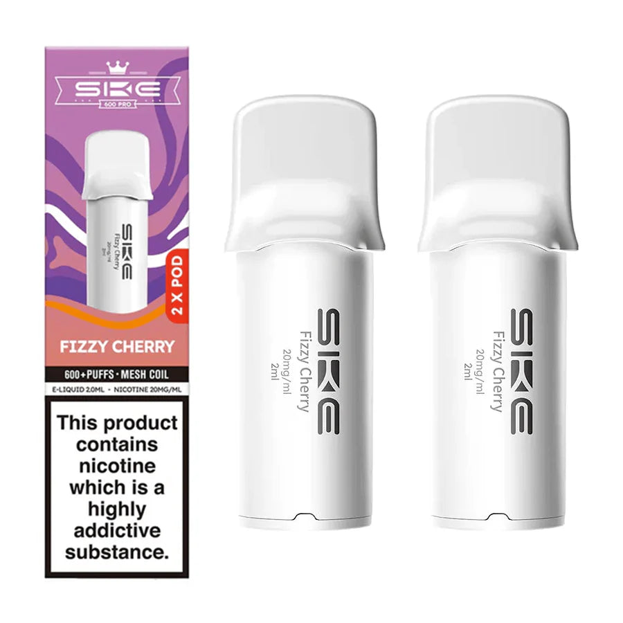 SKE CRYSTAL PRO 600 - 2 X POD - FIZZY CHERRY