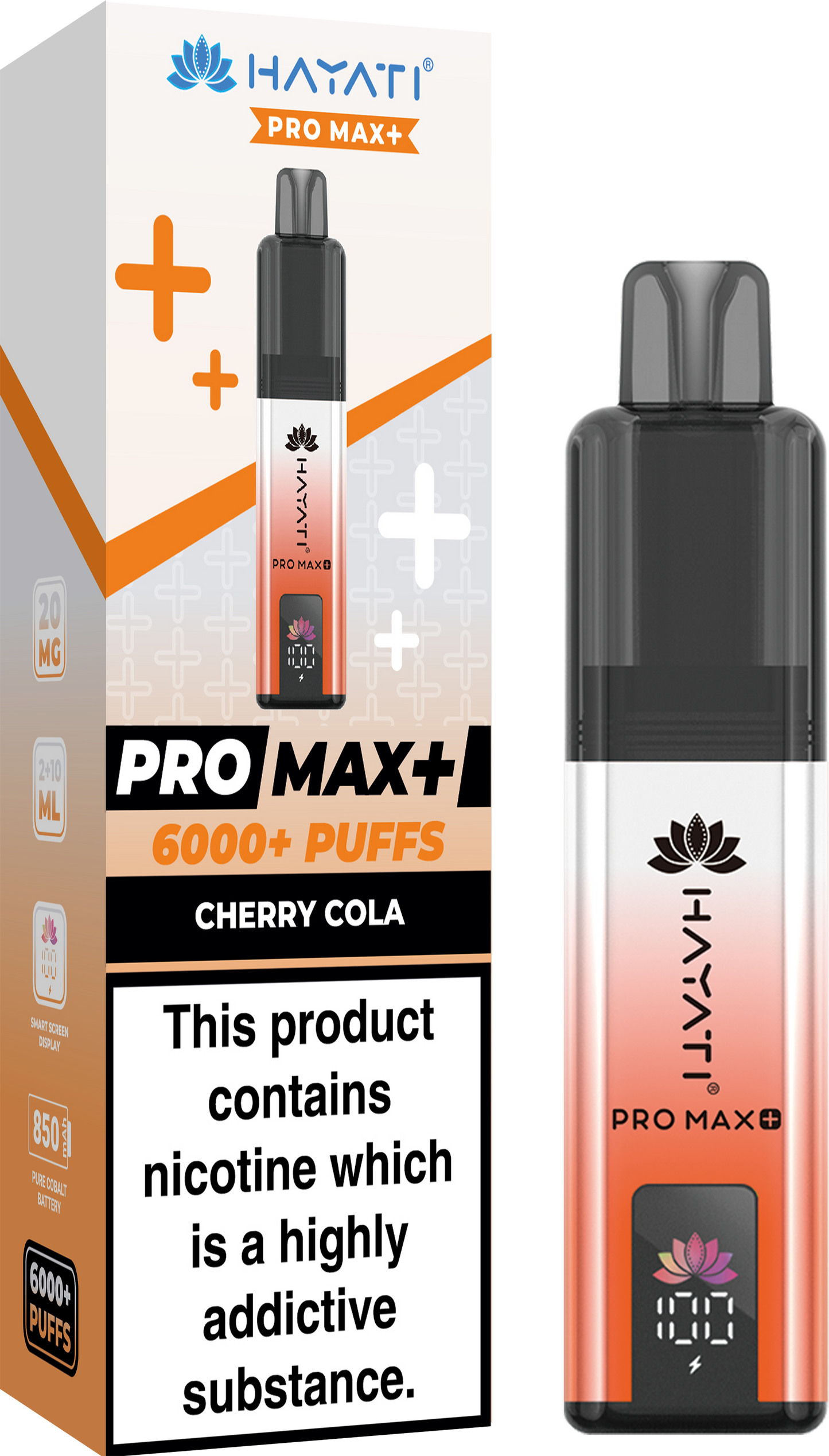 HAYATI PRO MAX PLUS KIT CHERRY COLA 6000+Puffs