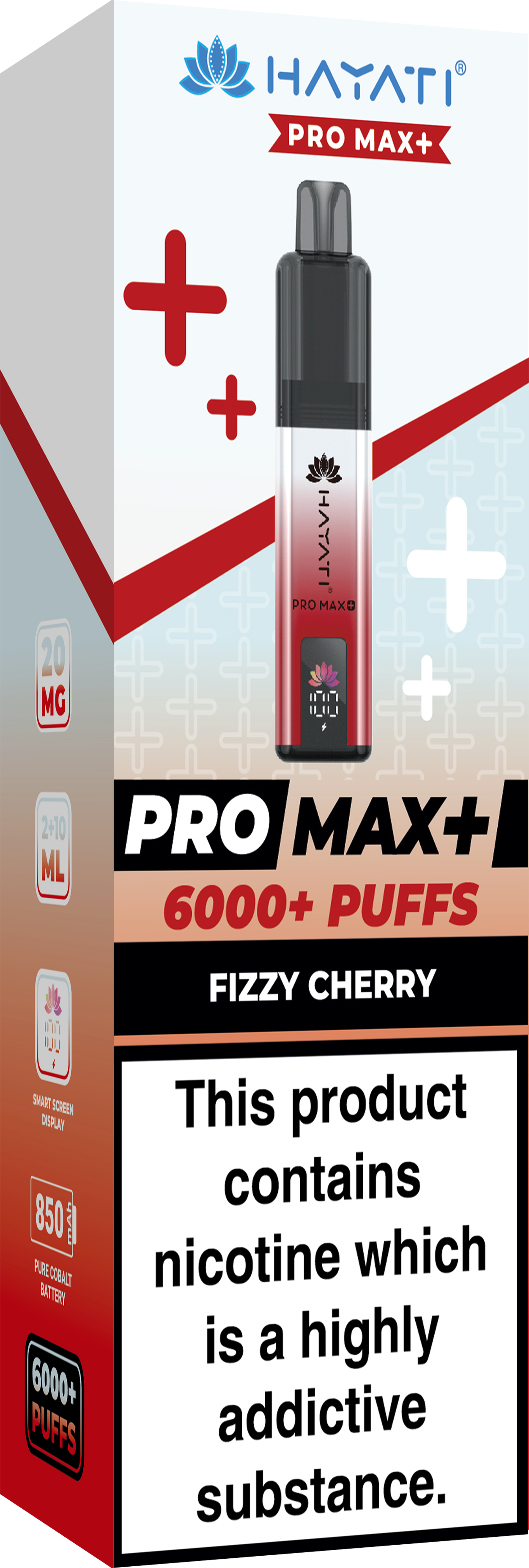 HAYATI PRO MAX PLUS KIT FIZZY CHERRY 6000+Puffs