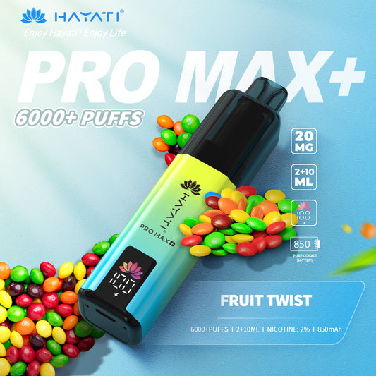 HAYATI PRO MAX PLUS KIT FRUIT TWIST 6000+Puffs