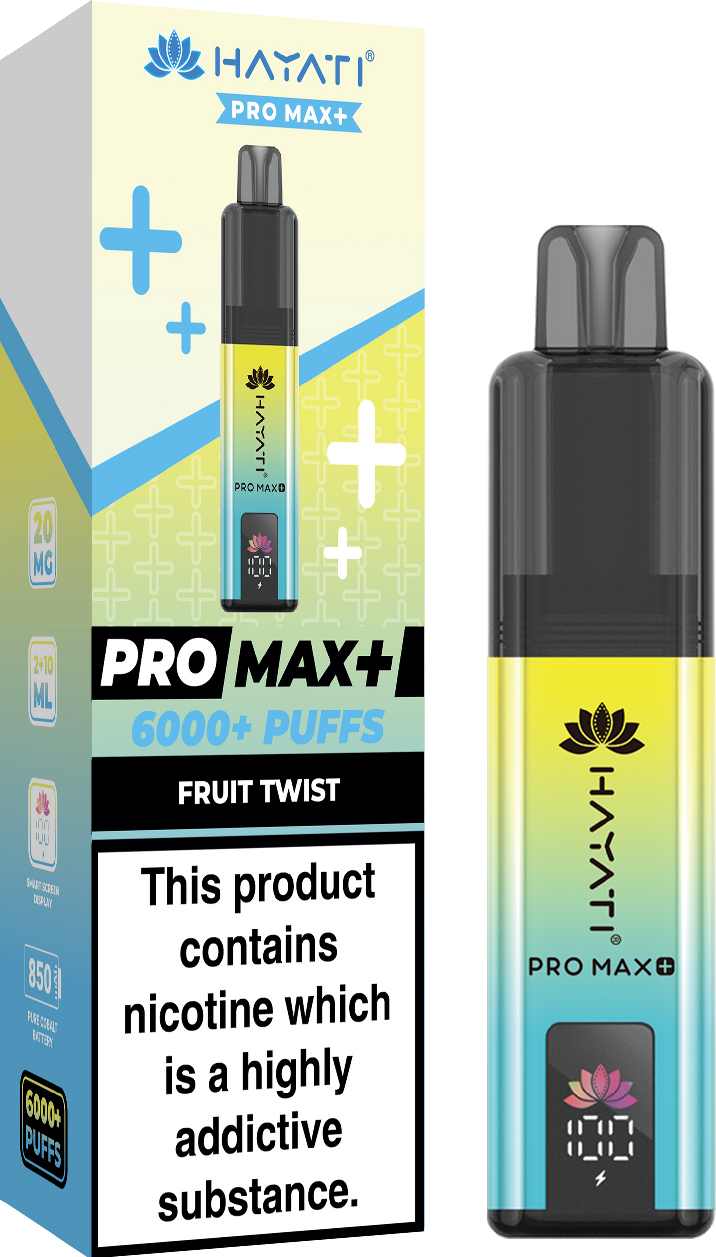 HAYATI PRO MAX PLUS KIT FRUIT TWIST 6000+Puffs