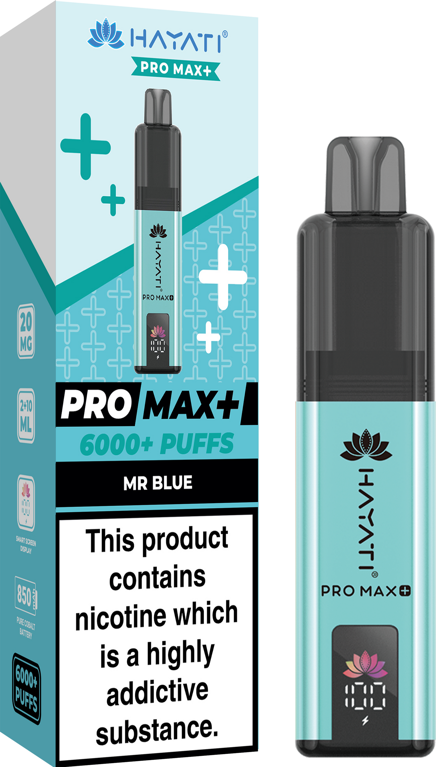 HAYATI PRO MAX PLUS KIT MR. BLUE 6000+Puffs