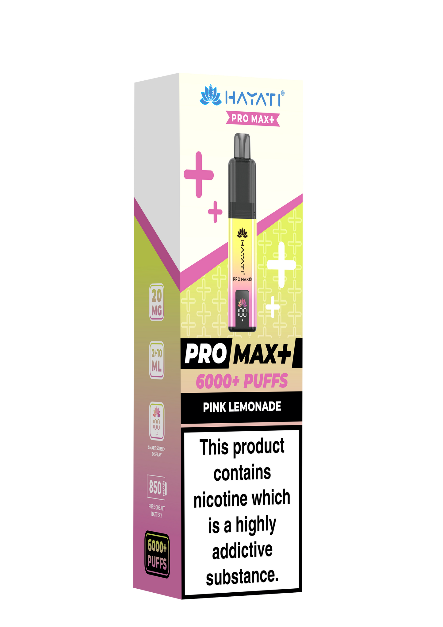 HAYATI PRO MAX PLUS KIT PINK LEMONADE 6000+Puffs