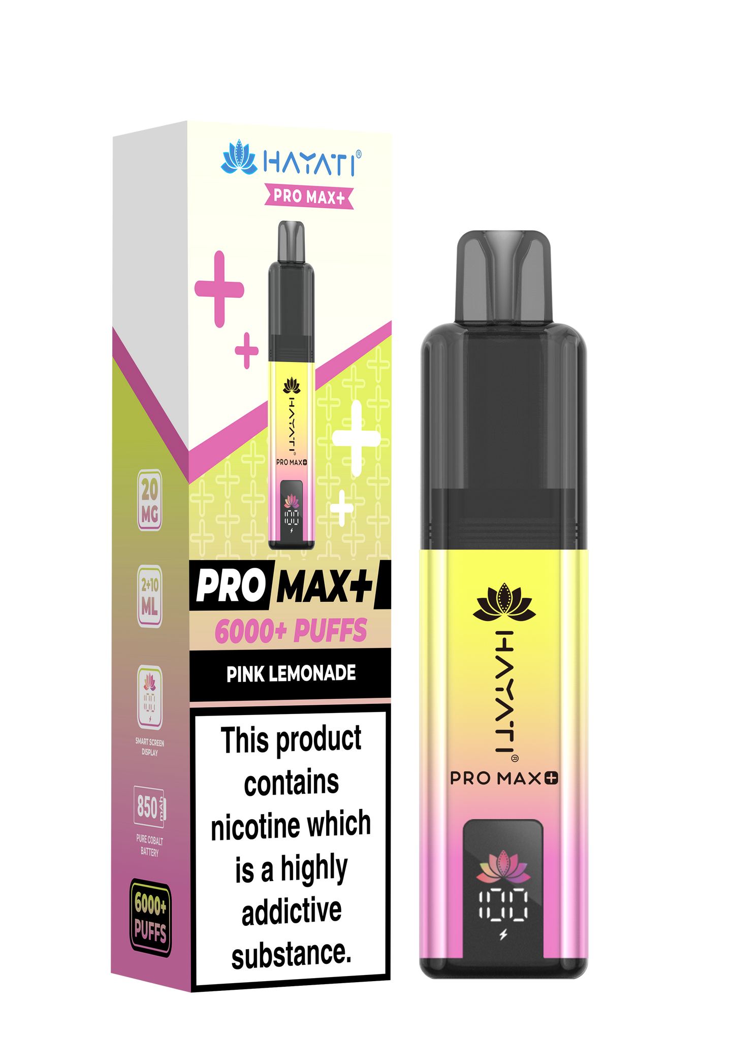 HAYATI PRO MAX PLUS KIT PINK LEMONADE 6000+Puffs