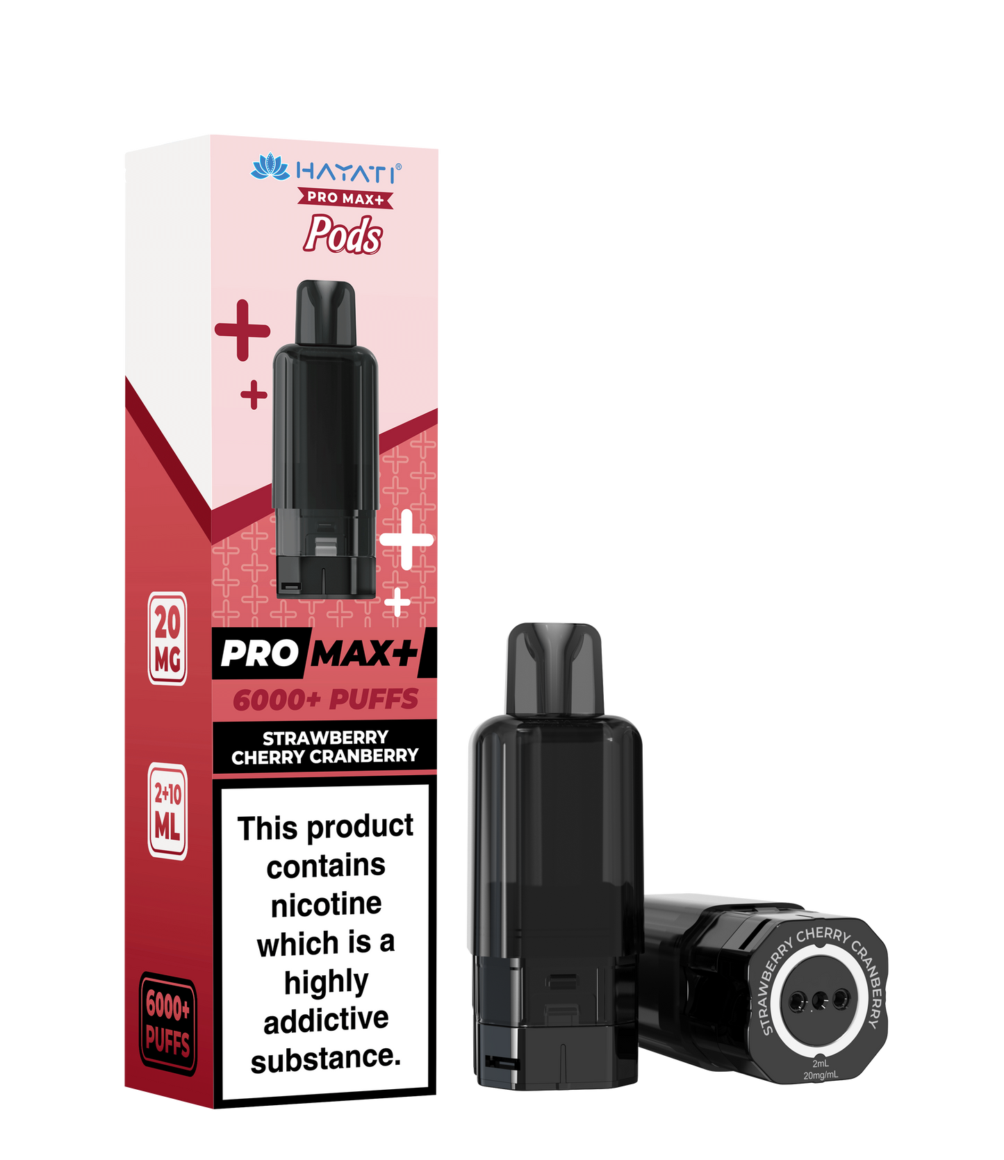 HAYATI PRO MAX+ POD STRAWBERRY CHERRY CRANBERRY Refill Replacement Pod