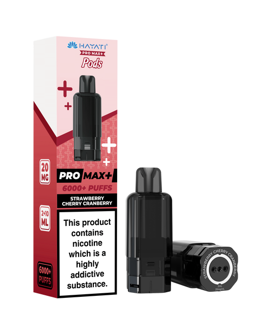 HAYATI PRO MAX+ POD STRAWBERRY CHERRY CRANBERRY Refill Replacement Pod
