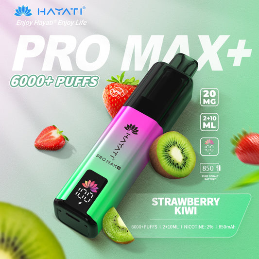 HAYATI PRO MAX PLUS KIT STRAWBERRY KIWI 6000+Puffs