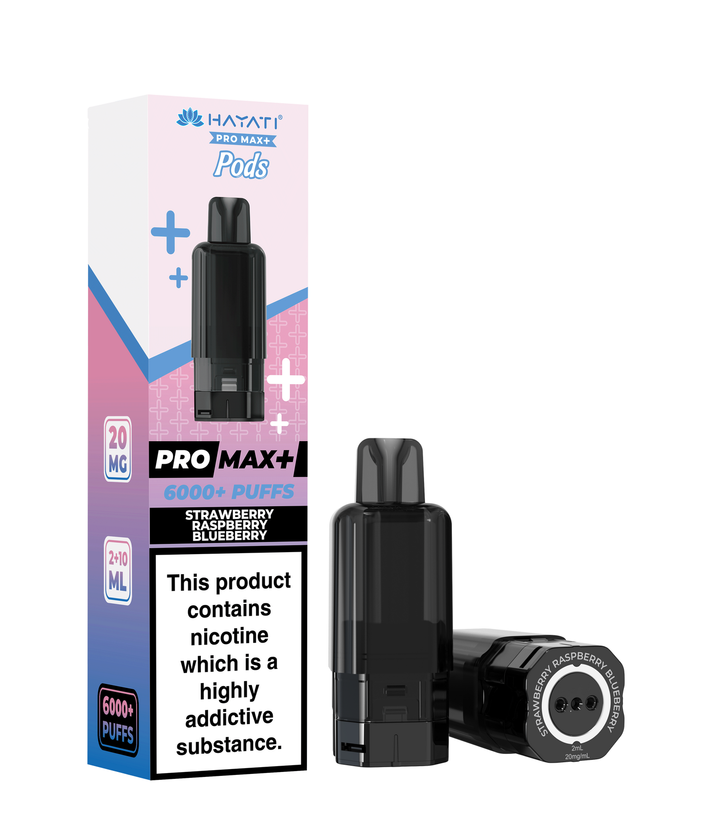HAYATI PRO MAX+ POD STRAWBERRYRASPBERRY BLUEBERRY Refill Replacement Pod