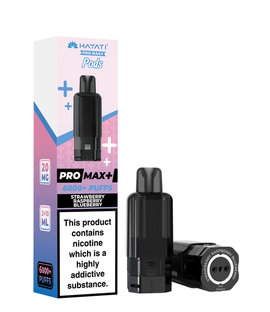 HAYATI PRO MAX+ POD STRAWBERRYRASPBERRY BLUEBERRY Refill Replacement Pod