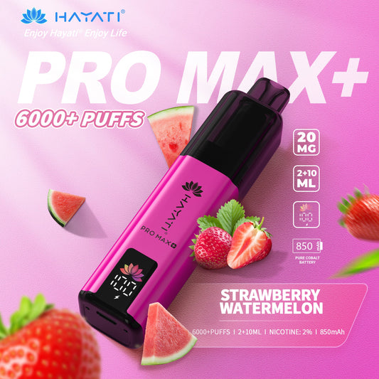 HAYATI PRO MAX PLUS KIT STRAWBERRY WATERMELON 6000+Puffs