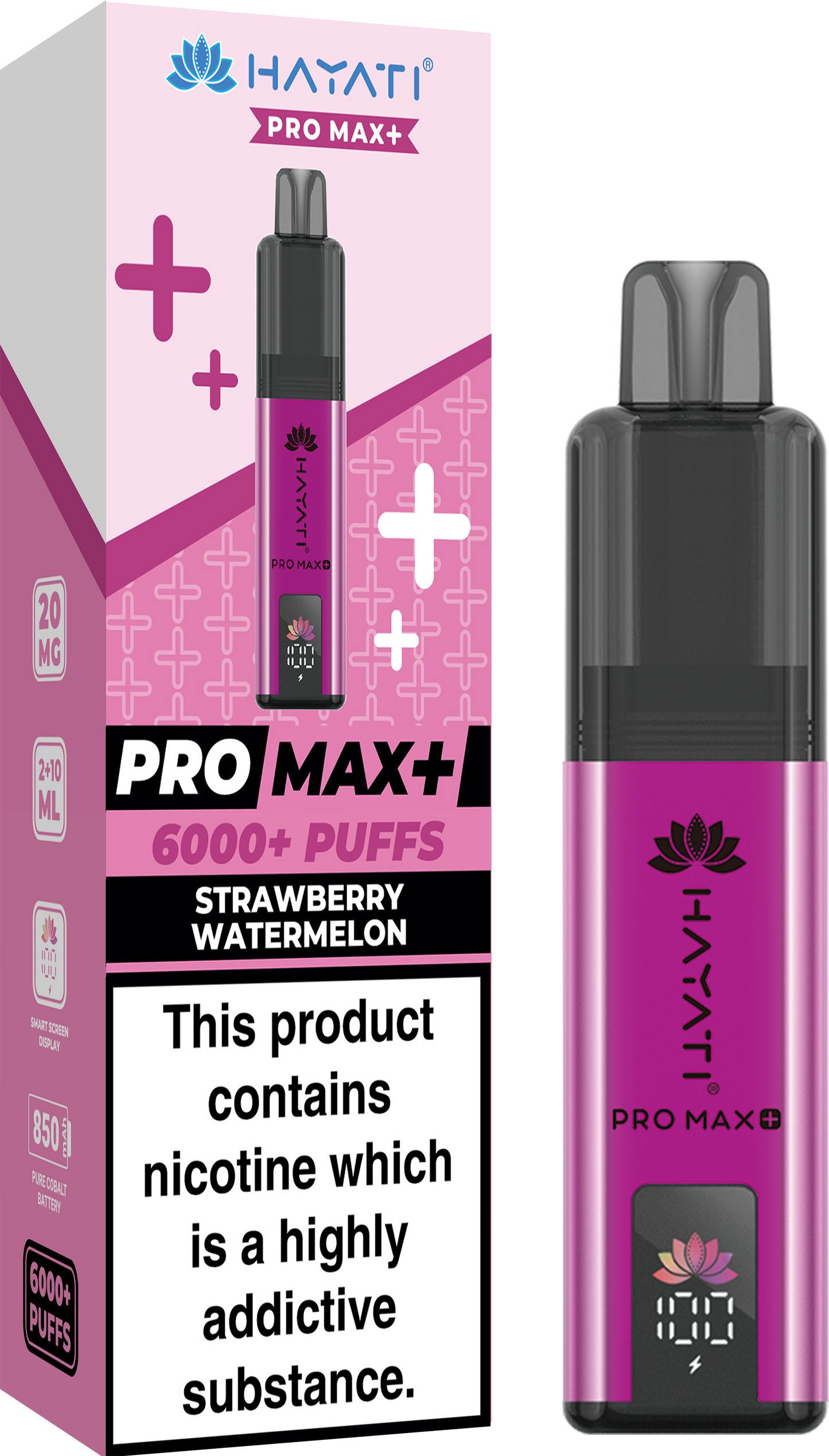 HAYATI PRO MAX PLUS KIT STRAWBERRY WATERMELON 6000+Puffs