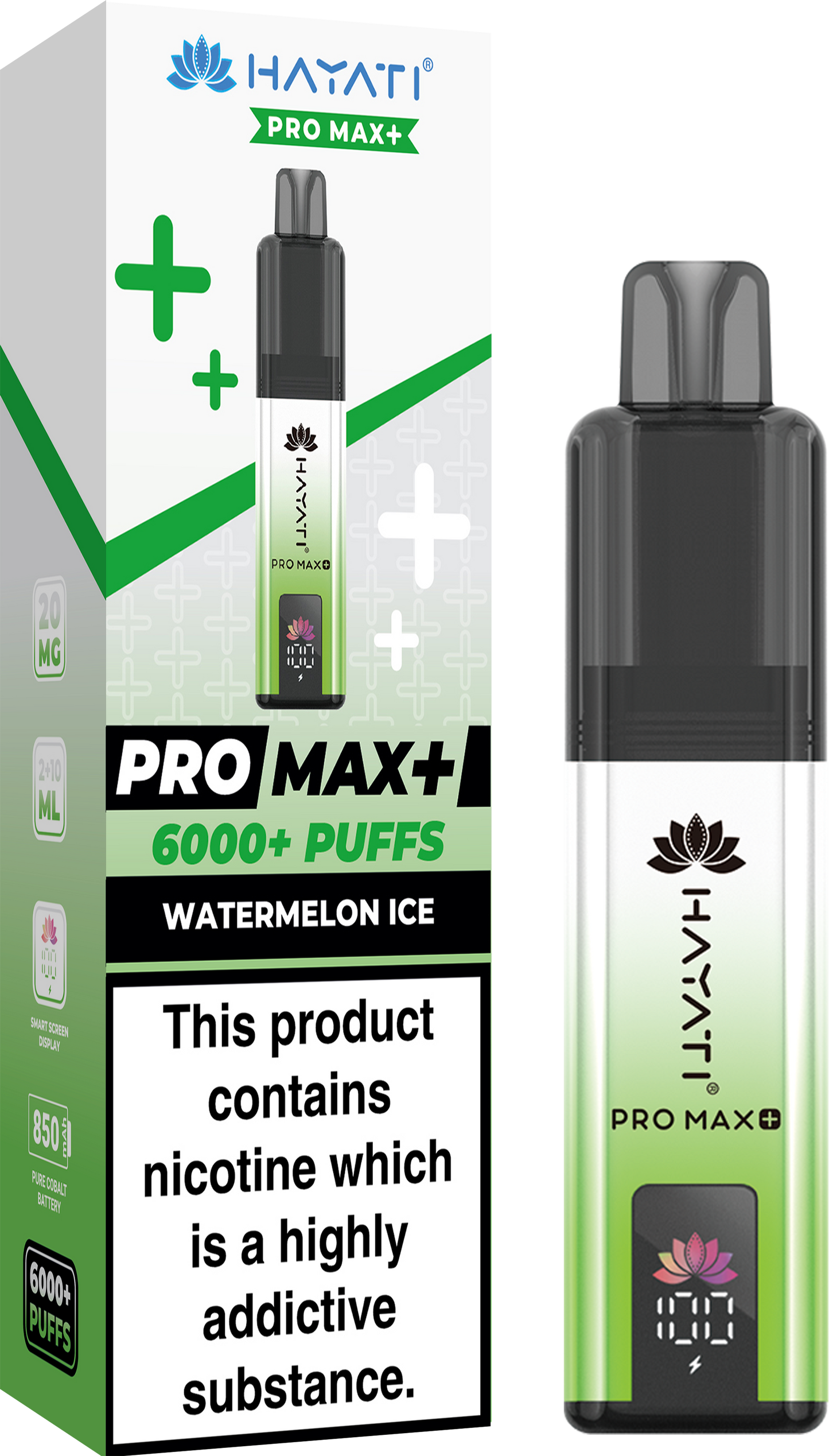 HAYATI PRO MAX PLUS KIT WATERMELON ICE 6000+Puffs