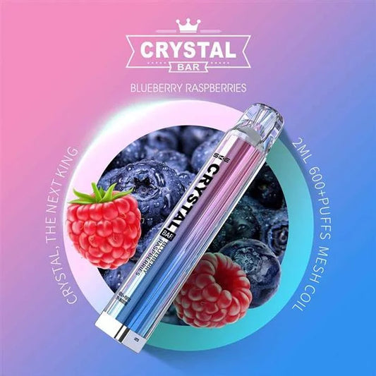 SKE CRYSTAL PLUS 600 POD KIT - BLUEBERRY RASPBERRY