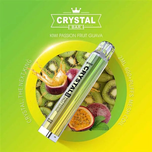 SKE CRYSTAL PLUS 600 POD KIT - KIWI PASSIONFRUIT GUAVA